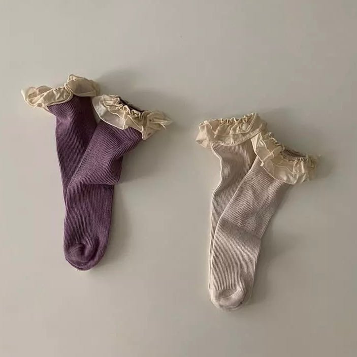 New Lace Socks Set find Stylish Fashion for Little People- at Little Foxx Concept Store