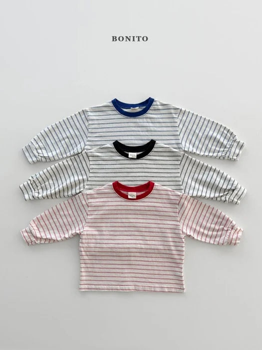 Ribbed Color-Block Stripe Tee_byLittleFox_jetztvorbestellen