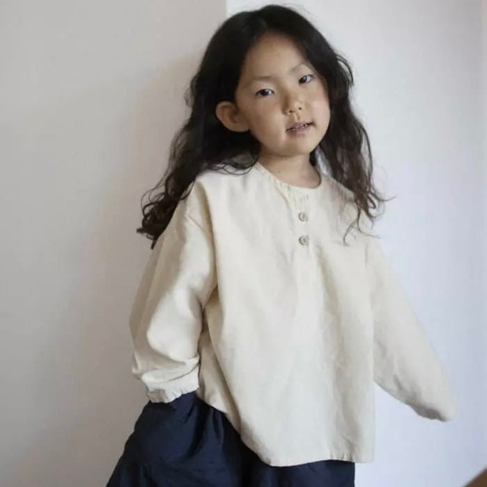 Palm Rib Blouse find Stylish Fashion for Little People- at Little Foxx Concept Store