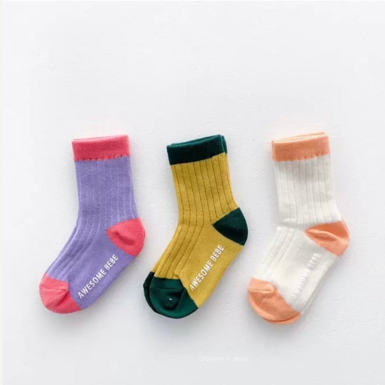 Pastel Socks Set find Stylish Fashion for Little People- at Little Foxx Concept Store
