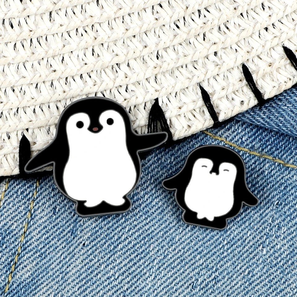 Penguin Set Emaille Pin find Stylish Fashion for Little People- at Little Foxx Concept Store