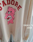 Pink Bear Sweatshirt - Mommy & me find Stylish Fashion for Little People- at Little Foxx Concept Store