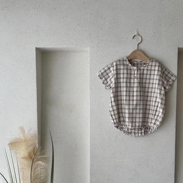 Plaid Bodysuit - Check find Stylish Fashion for Little People- at Little Foxx Concept Store