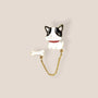 Puppy Chain Emaille Pin find Stylish Fashion for Little People- at Little Foxx Concept Store