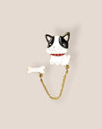 Puppy Chain Emaille Pin find Stylish Fashion for Little People- at Little Foxx Concept Store