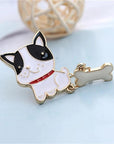 Puppy Chain Emaille Pin find Stylish Fashion for Little People- at Little Foxx Concept Store