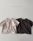 Miu Stripe Button Tee_byLittleFox_jetztvorbestellen