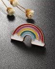 Rainbow Emaille Pin find Stylish Fashion for Little People- at Little Foxx Concept Store