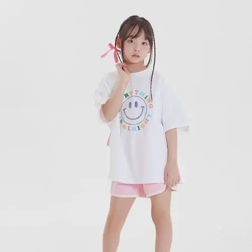 Rainbow Smile Short Sleeve Tee find Stylish Fashion for Little People- at Little Foxx Concept Store