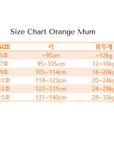 Orange Mom Größentabelle