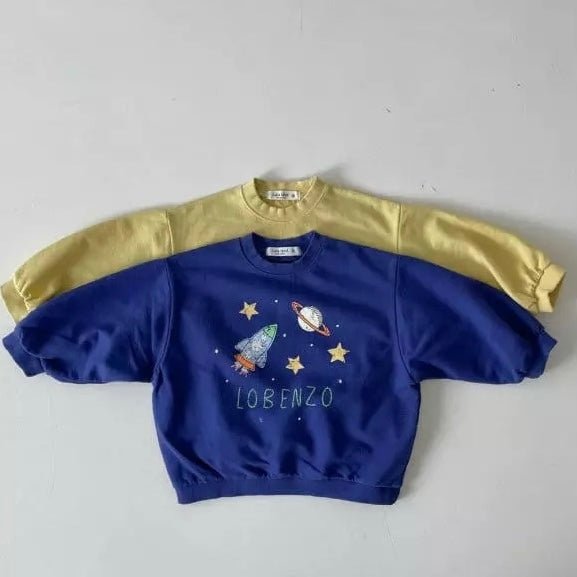 Space Sweatshirt - Purple Sky find Stylish Fashion for Little People- at Little Foxx Concept Store