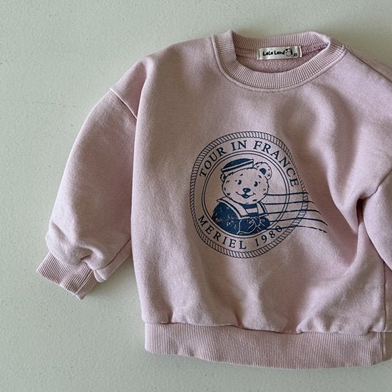 Stamp Sweatshirt find Stylish Fashion for Little People- at Little Foxx Concept Store