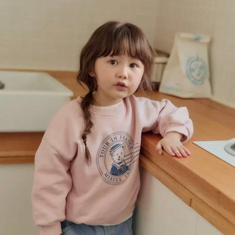 Stamp Sweatshirt find Stylish Fashion for Little People- at Little Foxx Concept Store