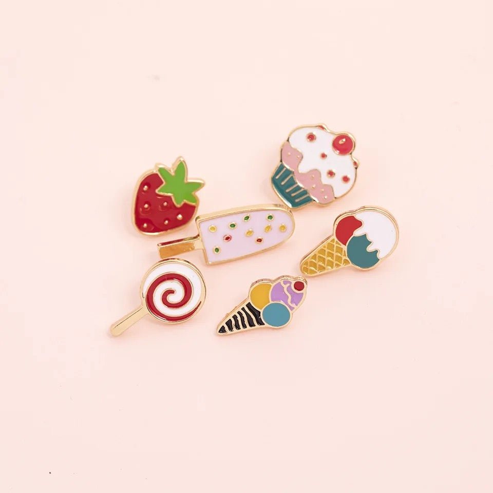 Strawberry Emaille Pin find Stylish Fashion for Little People- at Little Foxx Concept Store