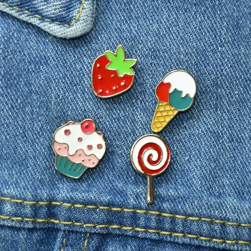 Strawberry Emaille Pin find Stylish Fashion for Little People- at Little Foxx Concept Store