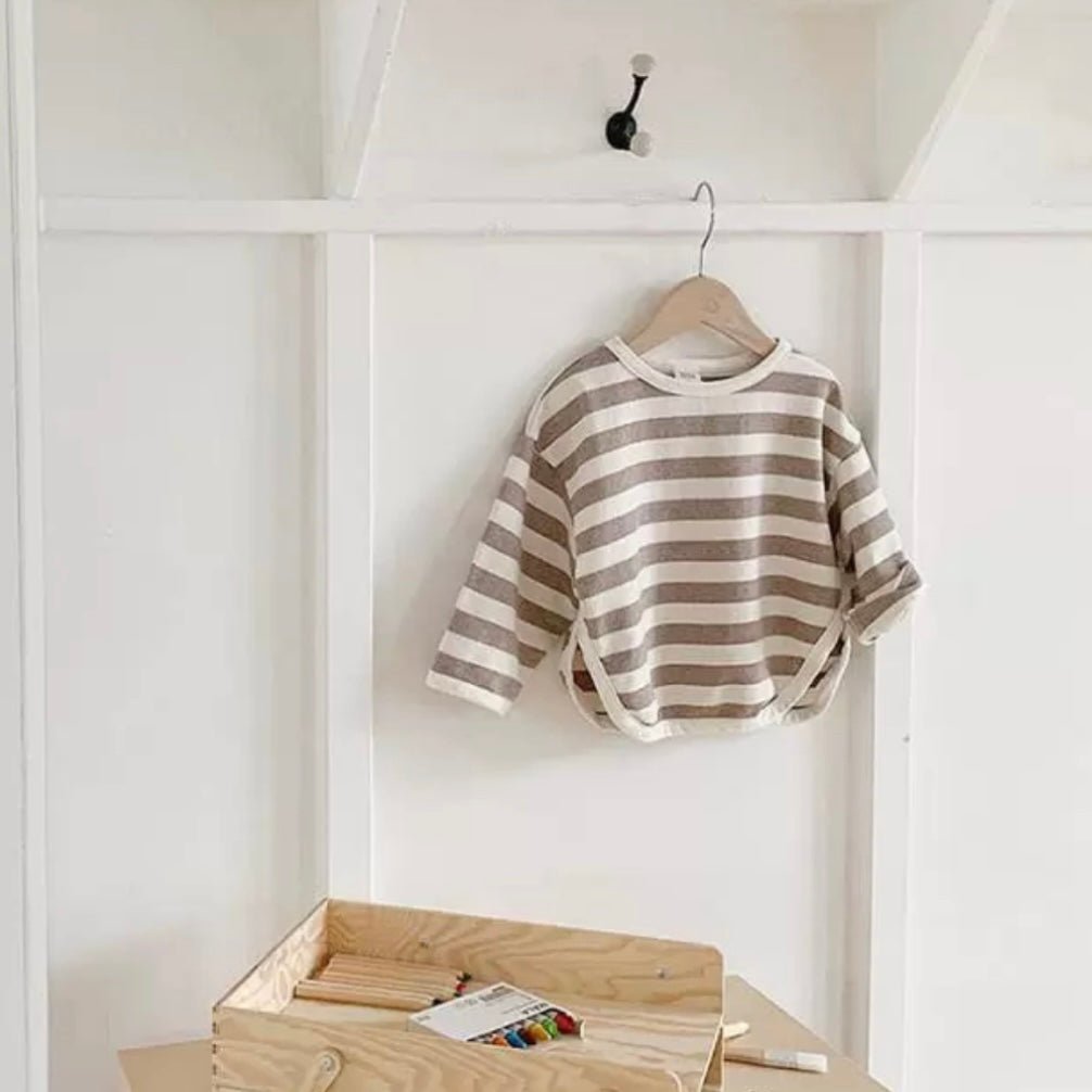 Stripe Hem Tee find Stylish Fashion for Little People- at Little Foxx Concept Store