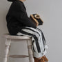 Stripe Pants - Faded Black find Stylish Fashion for Little People- at Little Foxx Concept Store