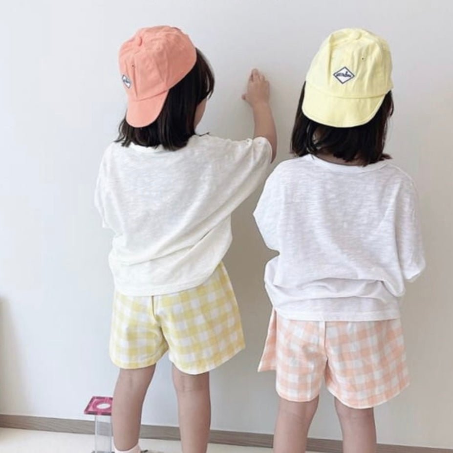 Summer Check Top Bottom Set find Stylish Fashion for Little People- at Little Foxx Concept Store