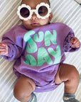 Sunday Sweatshirt Bodysuit find Stylish Fashion for Little People- at Little Foxx Concept Store