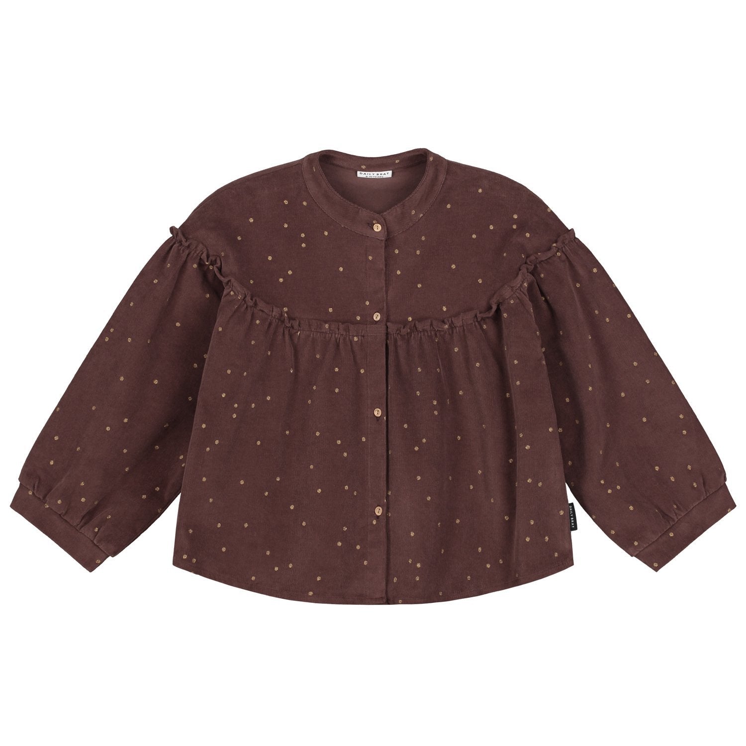 Tara Corduroy Bluse Glitter Dots find Stylish Fashion for Little People- at Little Foxx Concept Store
