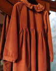 Taylor Corduroy Dress Brick find Stylish Fashion for Little People- at Little Foxx Concept Store