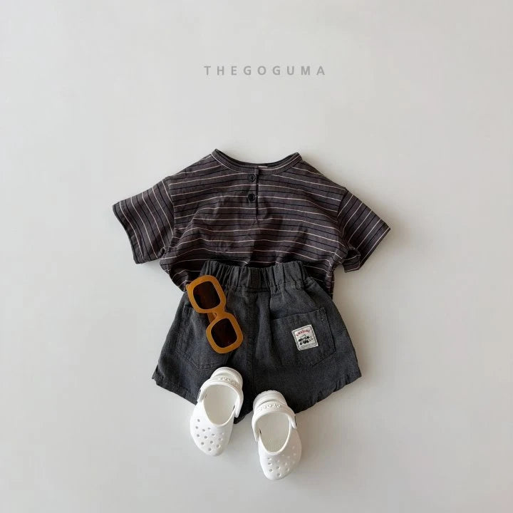 Miu Stripe Button Tee1_byLittleFox_jetztvorbestellen