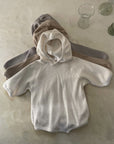 Waffel Hoody Bodysuit find Stylish Fashion for Little People- at Little Foxx Concept Store