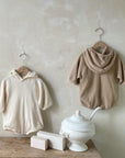 Waffel Hoody Bodysuit find Stylish Fashion for Little People- at Little Foxx Concept Store