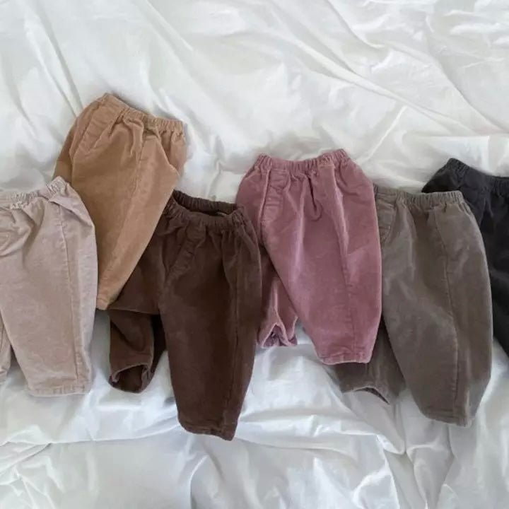 Warm Marcaroon Pants - Brown find Stylish Fashion for Little People- at Little Foxx Concept Store