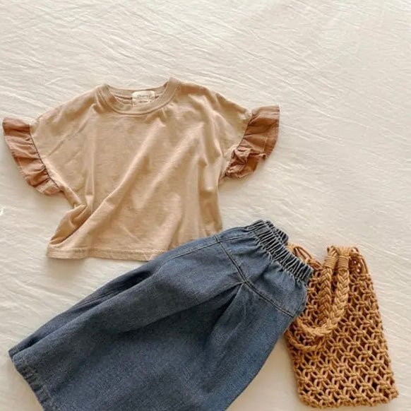 Wide Denim Pants find Stylish Fashion for Little People- at Little Foxx Concept Store