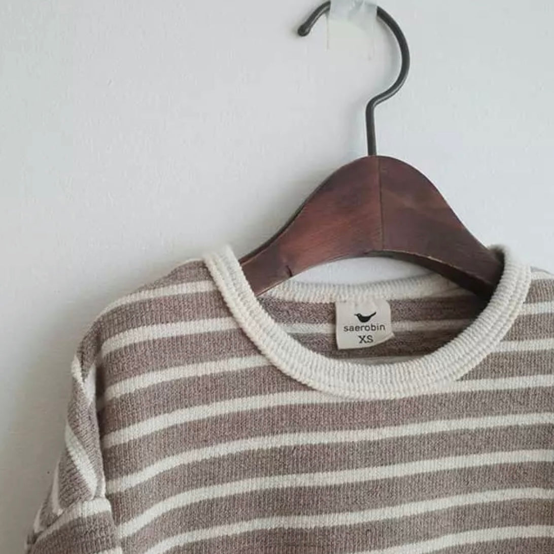 Robin Stripe Knit – Gestreifter Pullover mit lockerem Fit