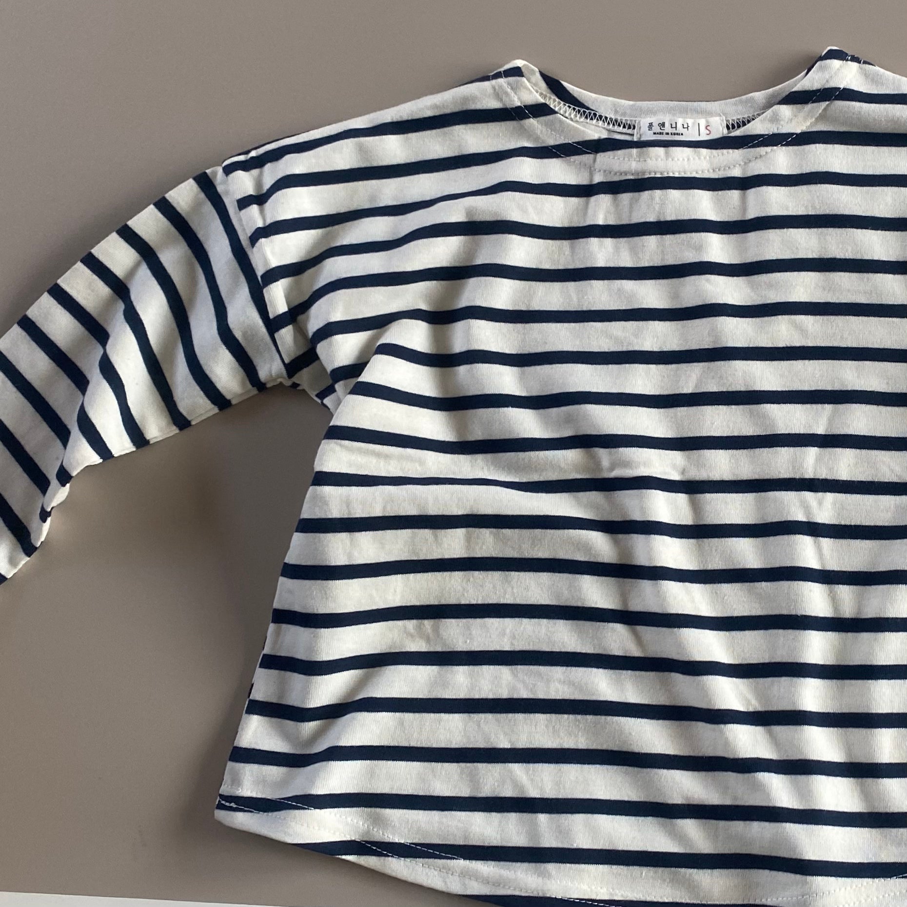 Breton Stripe Tee - Navy find Stylish Fashion for Little People- at Little Foxx Concept Store