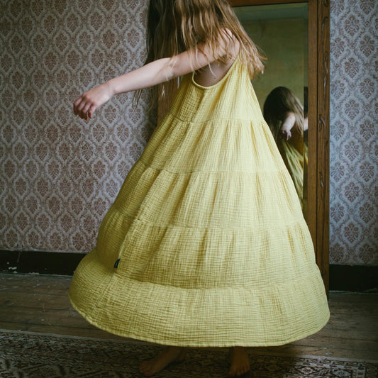 Dolly Dress - Mellow Yellow