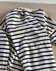 Breton Stripe Tee - Navy find Stylish Fashion for Little People- at Little Foxx Concept Store