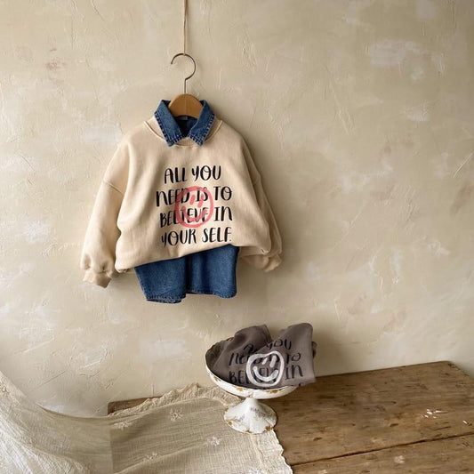 Painting Sweatshirt für Baby und Kinder- Little Foxx Concept Store