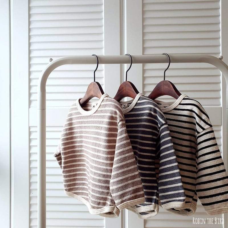 Stripe Hem Longsleeve für Baby und Kinder- Little Foxx Concept Store